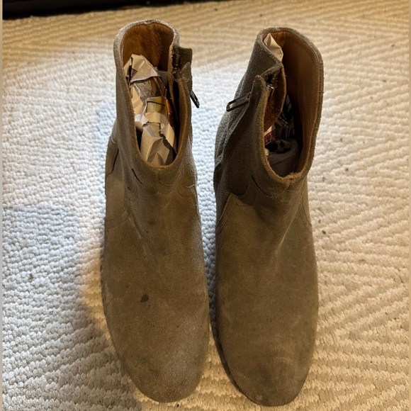 ISABEL MARANT Étoile The Dicker suede ankle boots - Picture 1 of 5